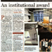 An Institutional Award,Mid-day